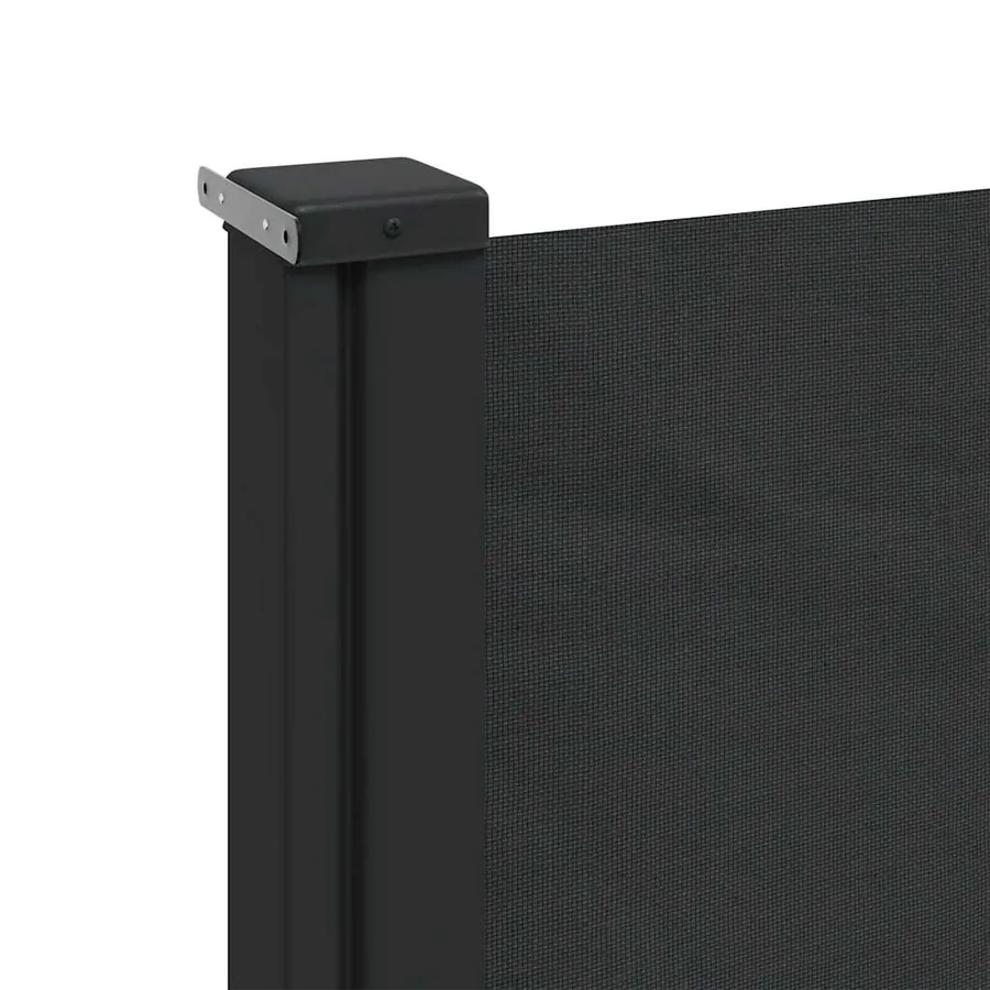 Auvent latéral rétractable noir 200x500 cm - 7