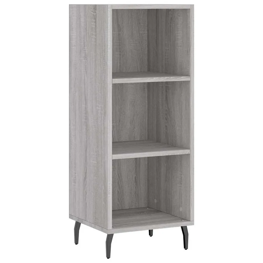 Buffet sonoma gris 34,5x32,5x90 cm bois d'ingénierie - 2