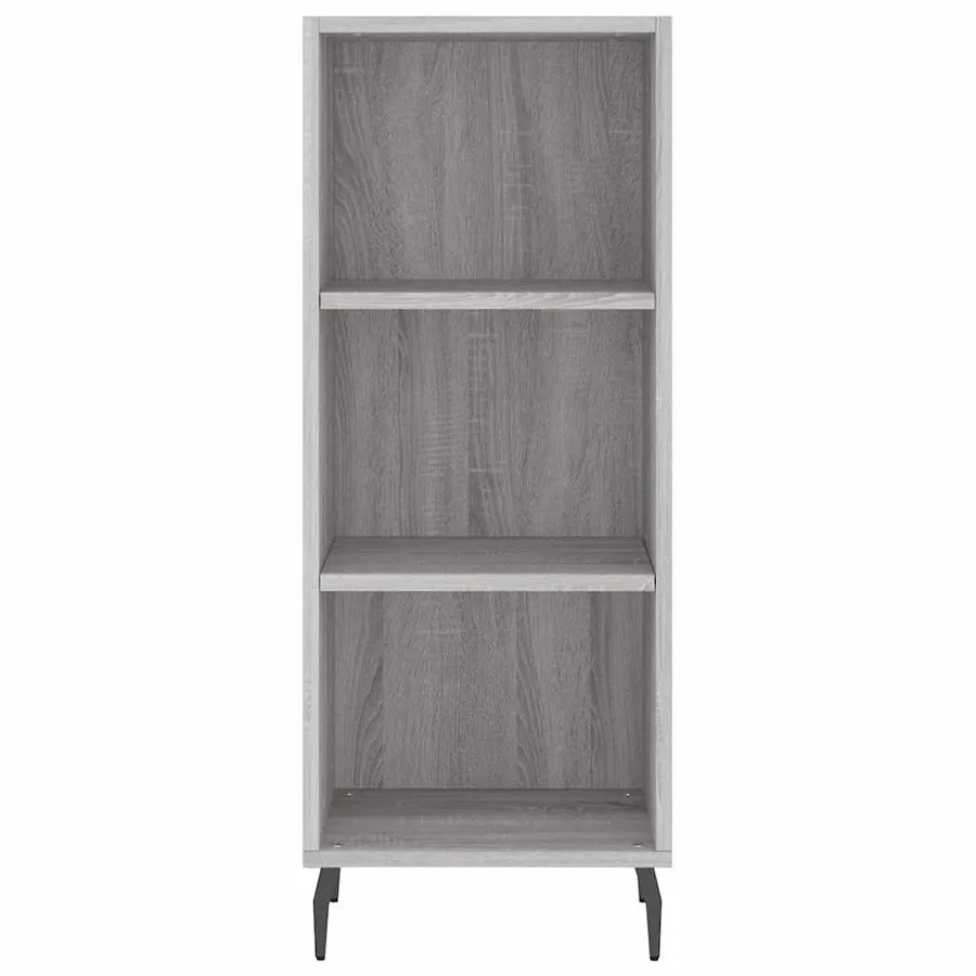 Buffet sonoma gris 34,5x32,5x90 cm bois d'ingénierie - 4