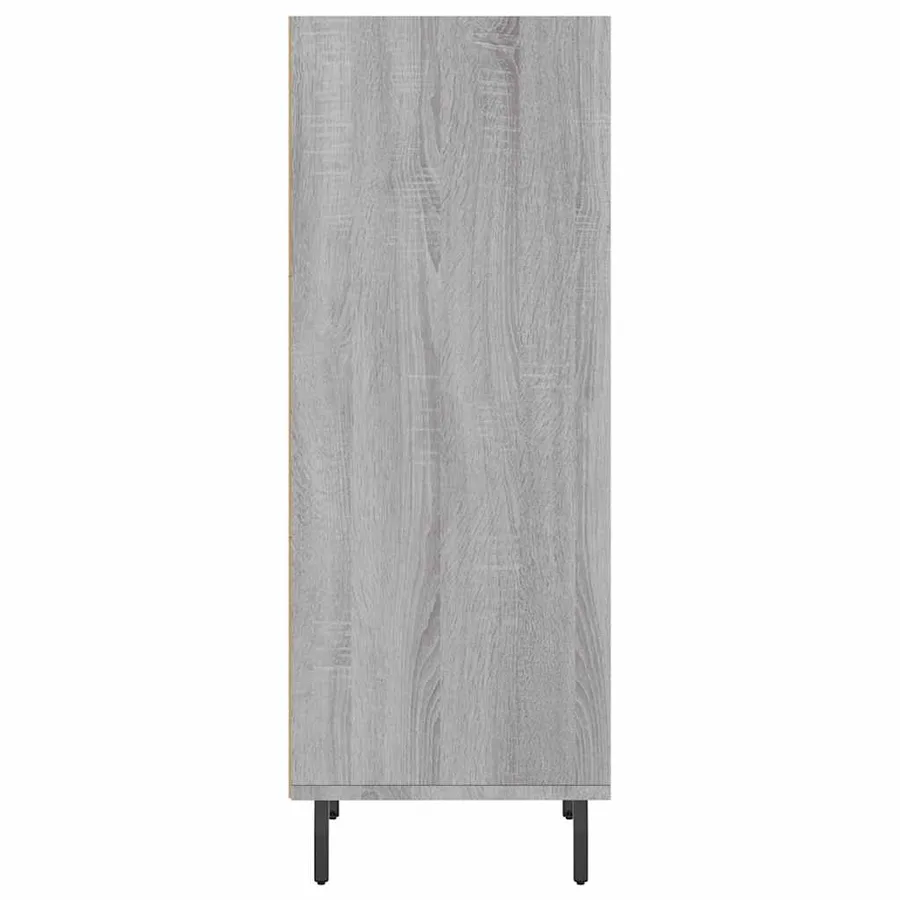 Buffet sonoma gris 34,5x32,5x90 cm bois d'ingénierie - 5