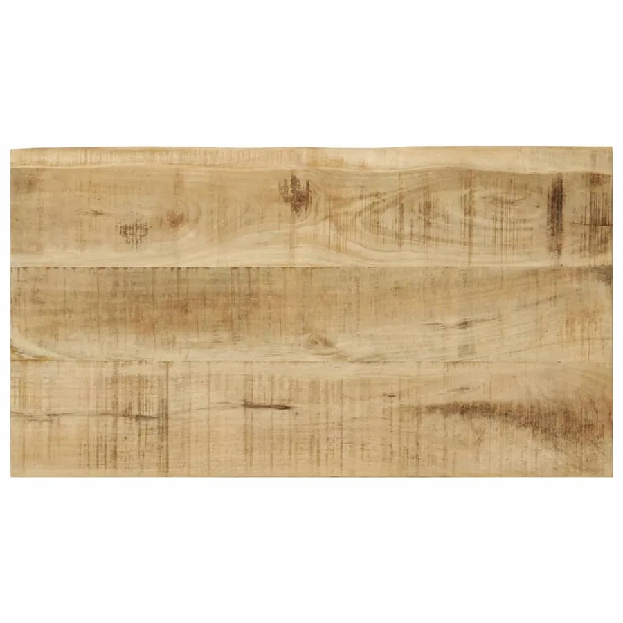 Tables gigognes 3 pcs avec bord vivant bois de manguier massif - 6