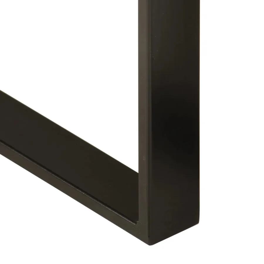 Tables gigognes 3 pcs avec bord vivant bois de manguier massif - 8