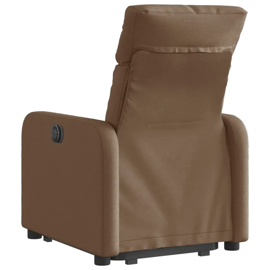 Fauteuil inclinable Marron Tissu - 5
