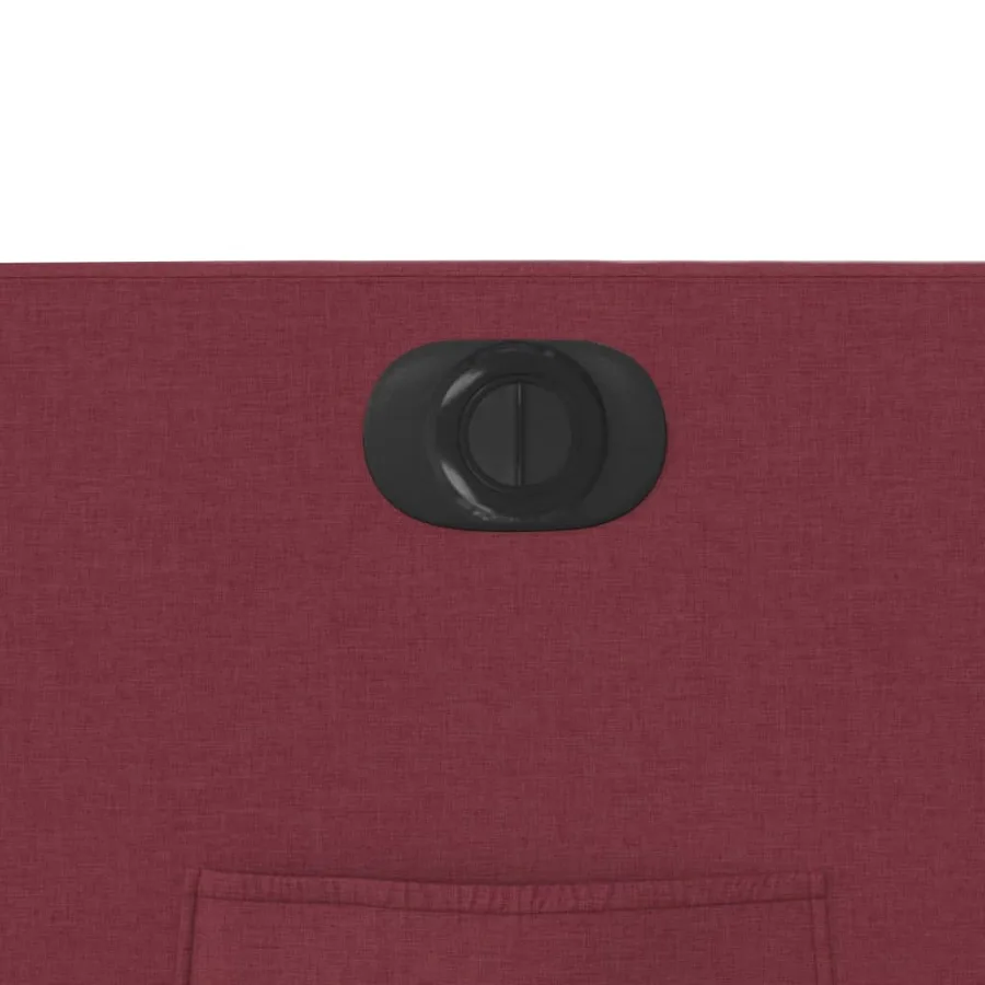Fauteuil inclinable électrique rouge bordeaux tissu - 13