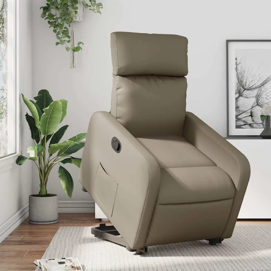 Fauteuil inclinable Cappuccino Similicuir - 16