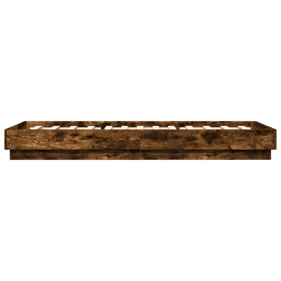 Cadre de lit sans matelas avec lumières LED 90x200 cm - 7