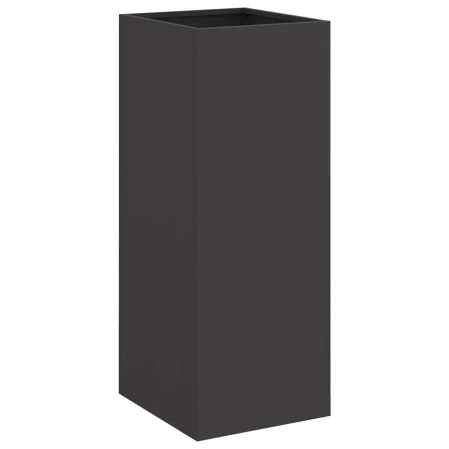 Jardinière noir 32x29x75 cm acier - 7