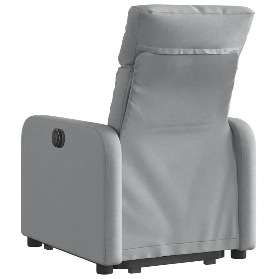 Fauteuil inclinable Gris clair Tissu - 5