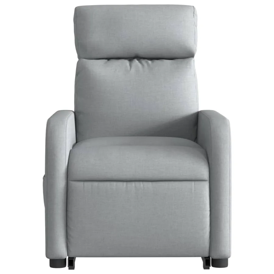 Fauteuil inclinable Gris clair Tissu - 9