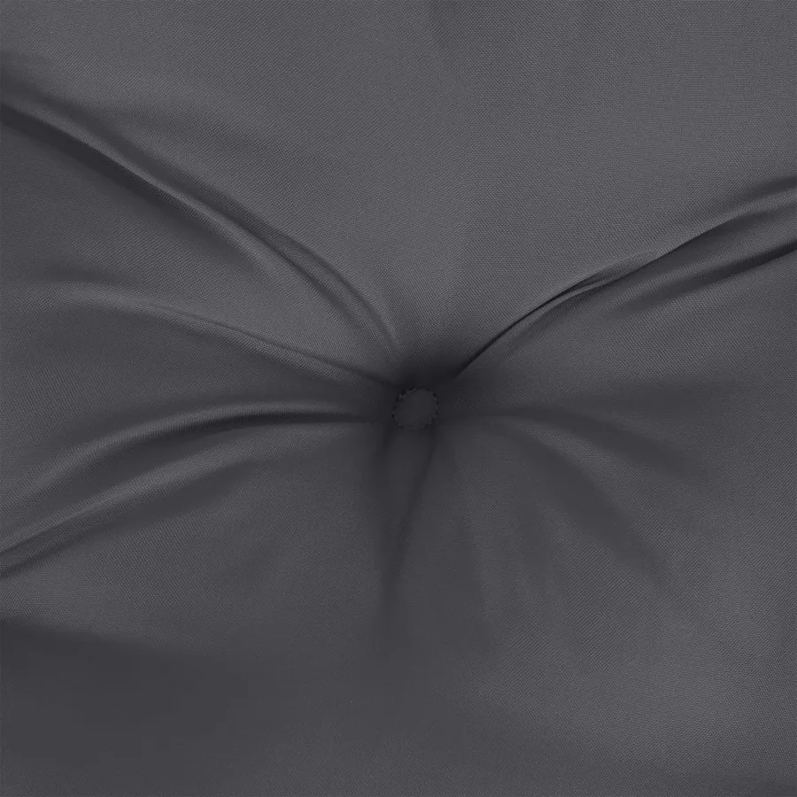 Coussins de chaise à dossier bas lot de 4 anthracite - 8