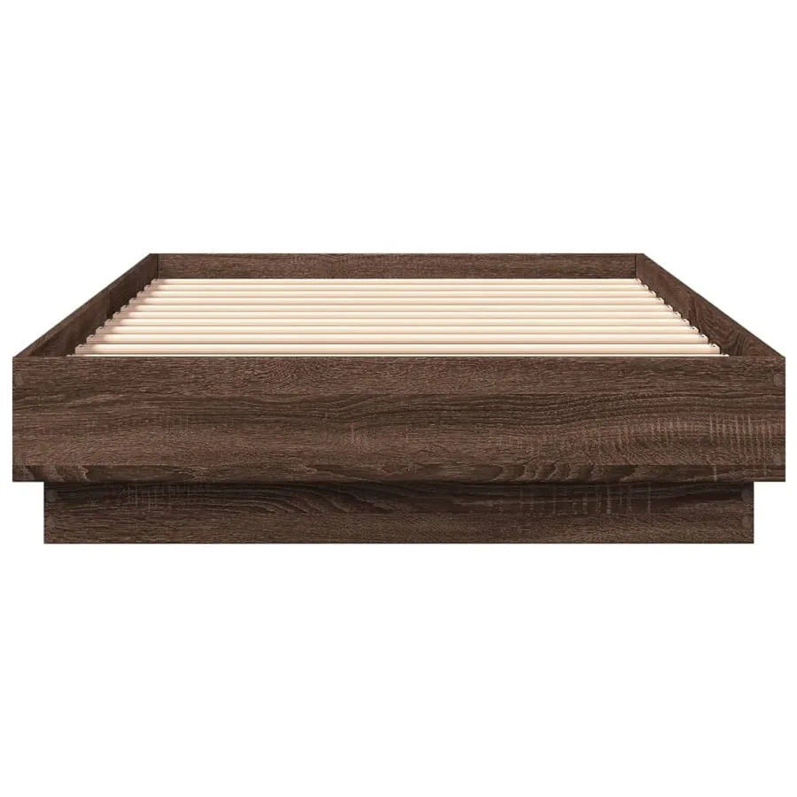 Cadre de lit sans matelas avec lumières LED 90x200 cm - 6