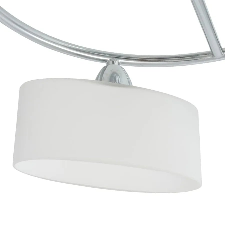 Plafonnier avec 5 globes ellipsoïdes pour ampoules E14 200 W - 4