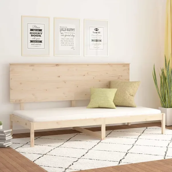 Lit de jour sans matelas 80x200 cm bois de pin massif