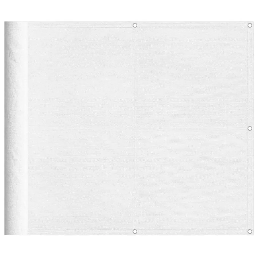 Écran de balcon blanc 90x1000 cm 100% polyester oxford - 2
