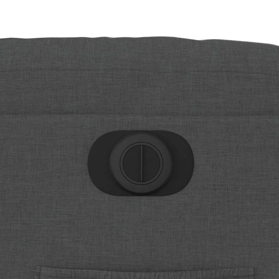 Fauteuil inclinable électrique Gris foncé Tissu - 12