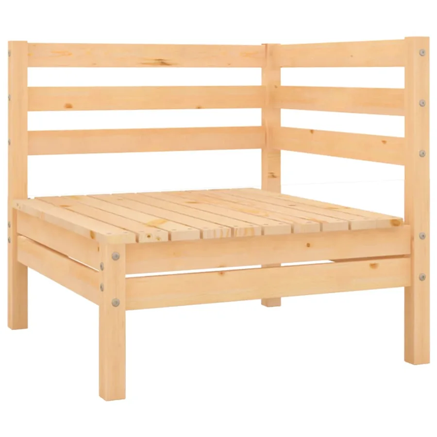 Salon de jardin 5 pcs Bois de pin massif - 3
