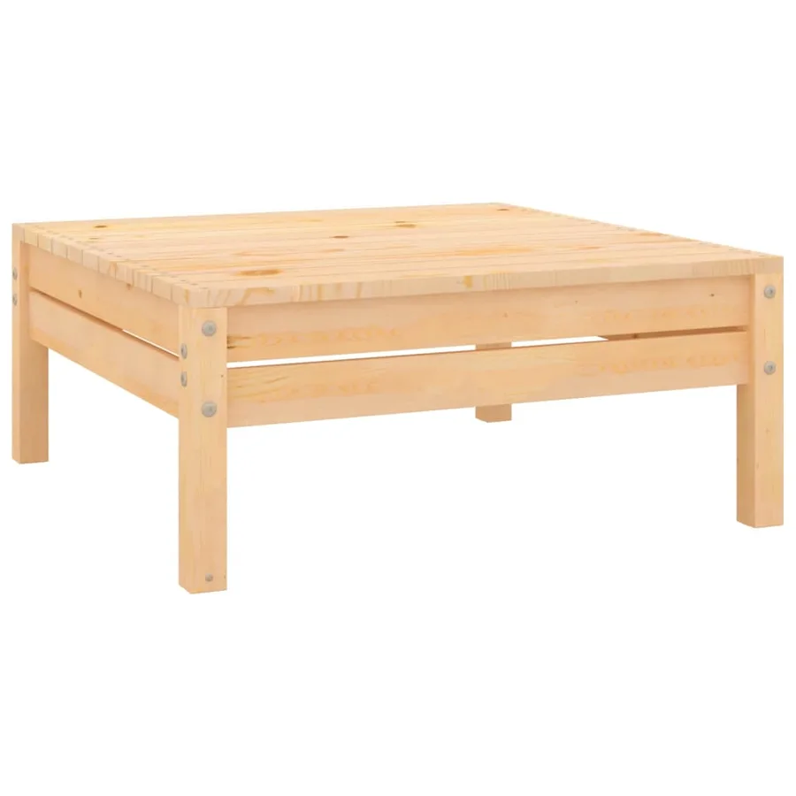 Salon de jardin 5 pcs Bois de pin massif - 5