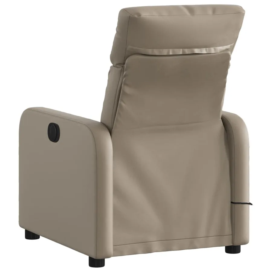 Fauteuil de massage inclinable Cappuccino Similicuir - 4