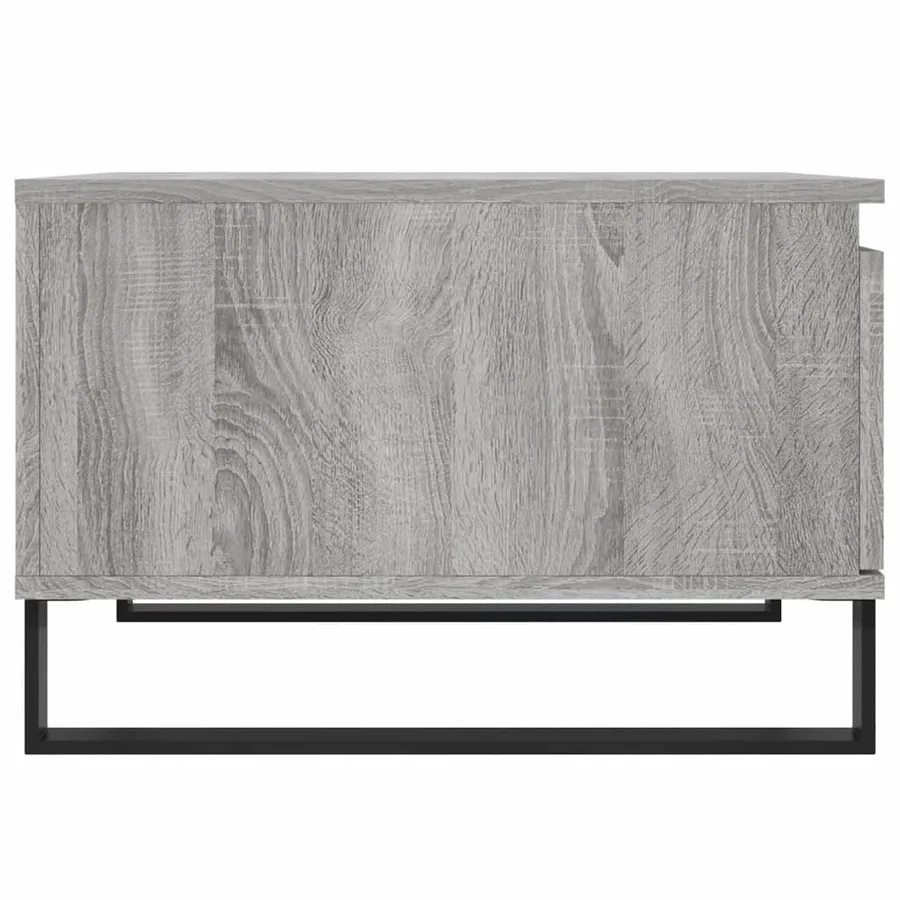 Table basse sonoma gris 55x55x36,5 cm bois d'ingénierie - 7
