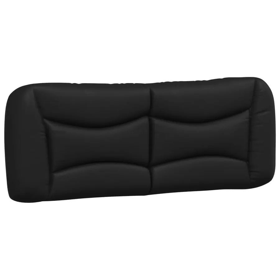 Lit avec matelas Hvar noir 120x200 cm similicuir - 5