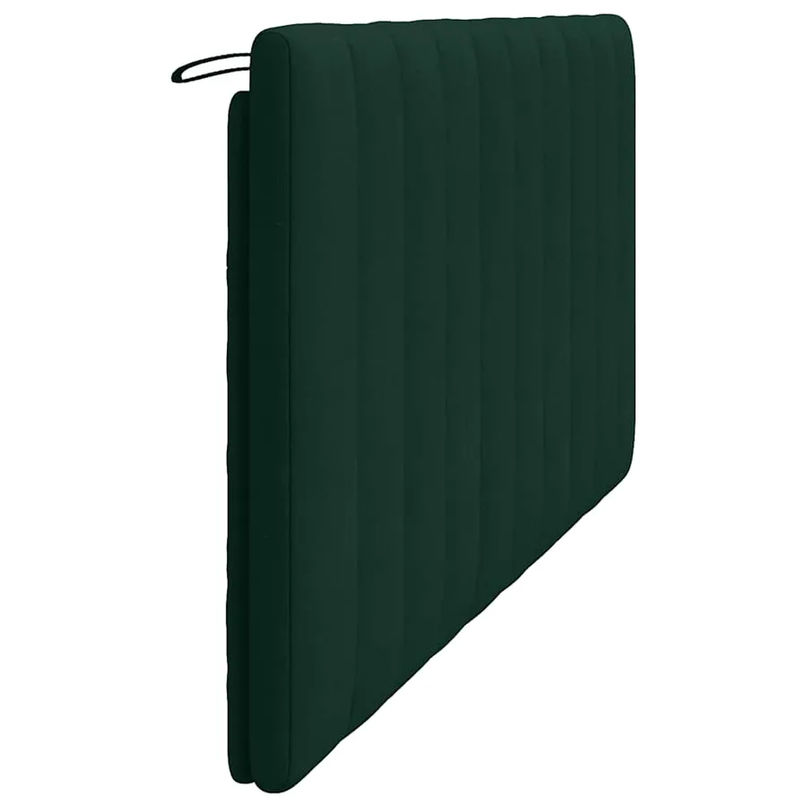 Coussin de tête de lit Hanko vert foncé 180 cm velours - 6