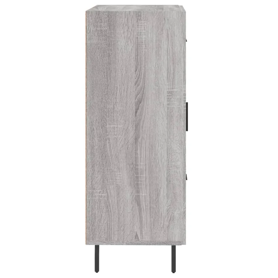 Buffet sonoma gris 69,5x34x90 cm bois d'ingénierie - 7