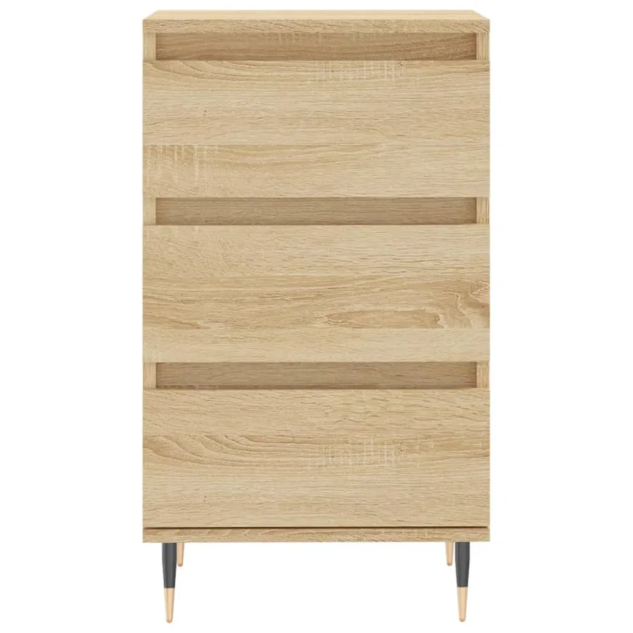Buffet chêne sonoma 40x35x70 cm bois d'ingénierie - 5