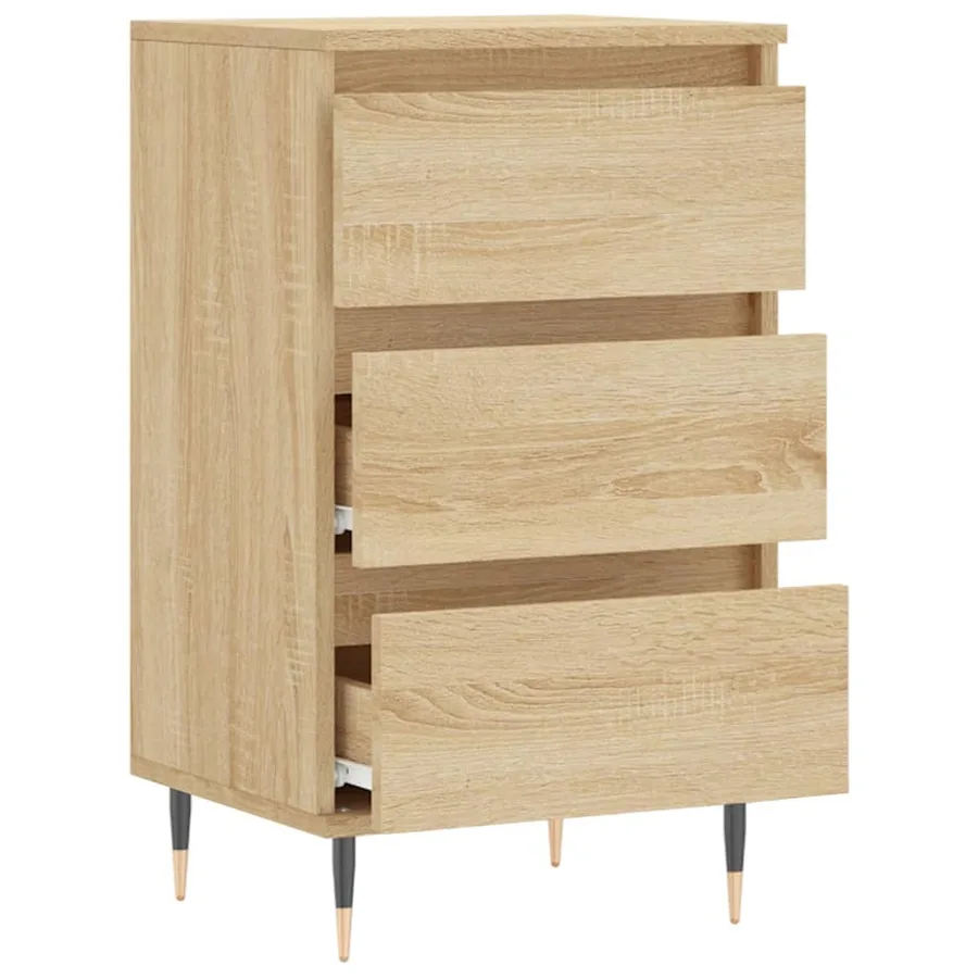 Buffet chêne sonoma 40x35x70 cm bois d'ingénierie - 6