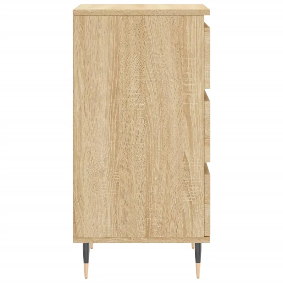 Buffet chêne sonoma 40x35x70 cm bois d'ingénierie - 7