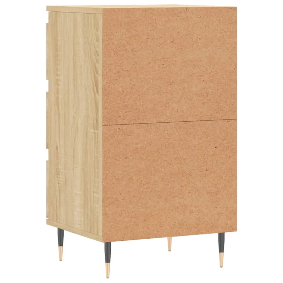 Buffet chêne sonoma 40x35x70 cm bois d'ingénierie - 8
