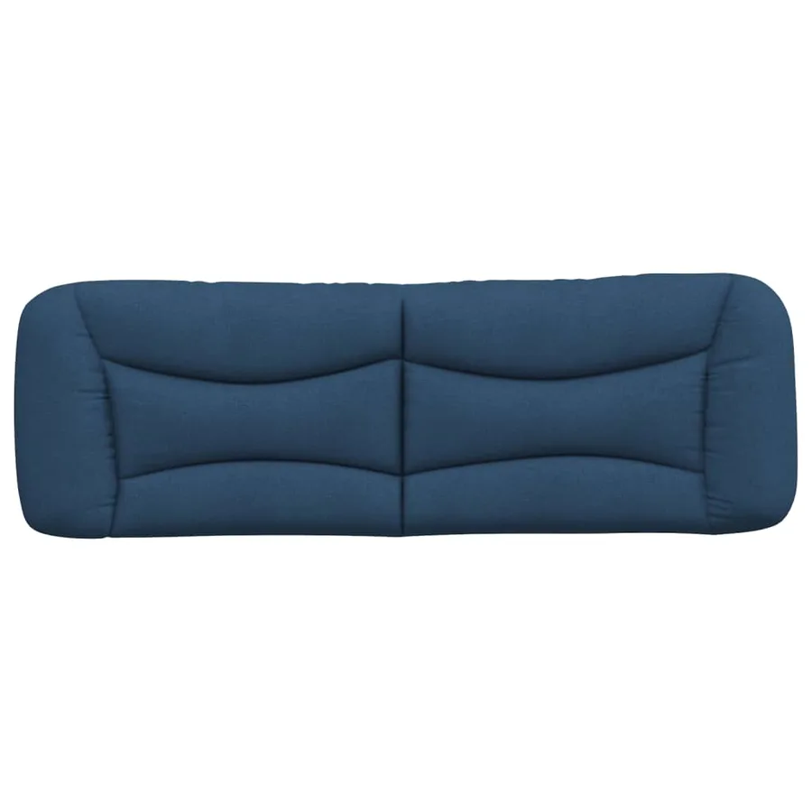 Coussin de tête de lit Hvar bleu 160 cm tissu - 5