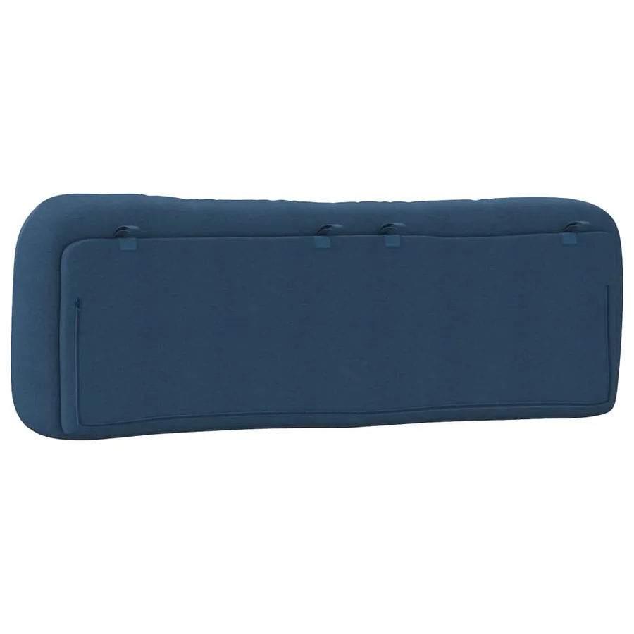 Coussin de tête de lit Hvar bleu 160 cm tissu - 7