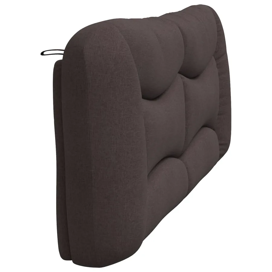 Coussin de tête de lit Hvar marron foncé 200 cm tissu - 6