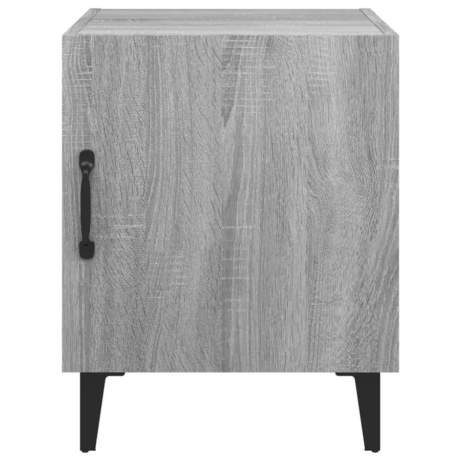 Table de chevet Sonoma gris Bois d'ingénierie - 3