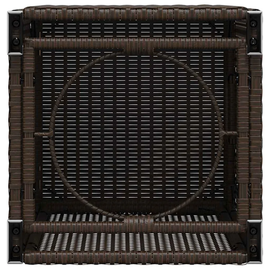 Table de couverture de bouteille de propane marron 40x40x60 cm - 8