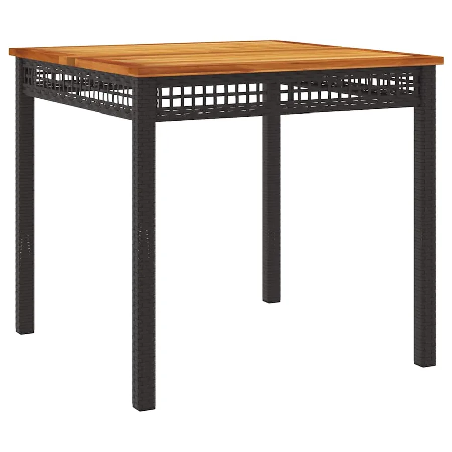Ensemble à manger de jardin avec coussins 3 pcs Noir - 5