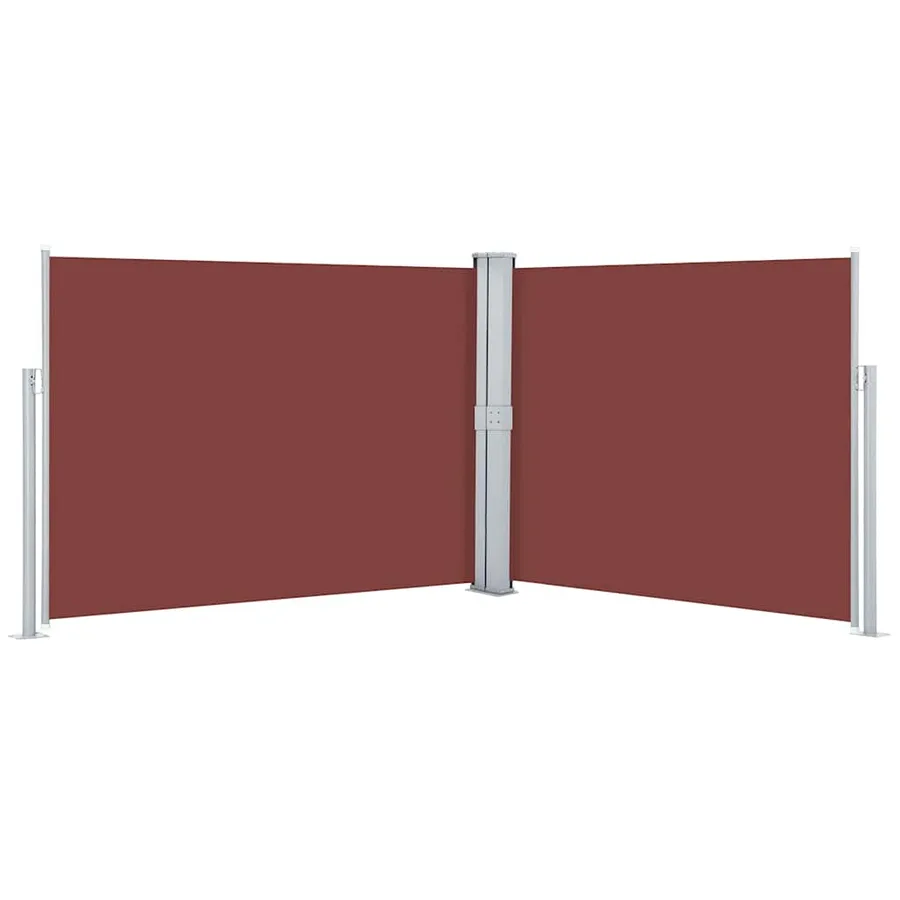 Auvent latéral rétractable Marron 140 x 1000 cm - 2