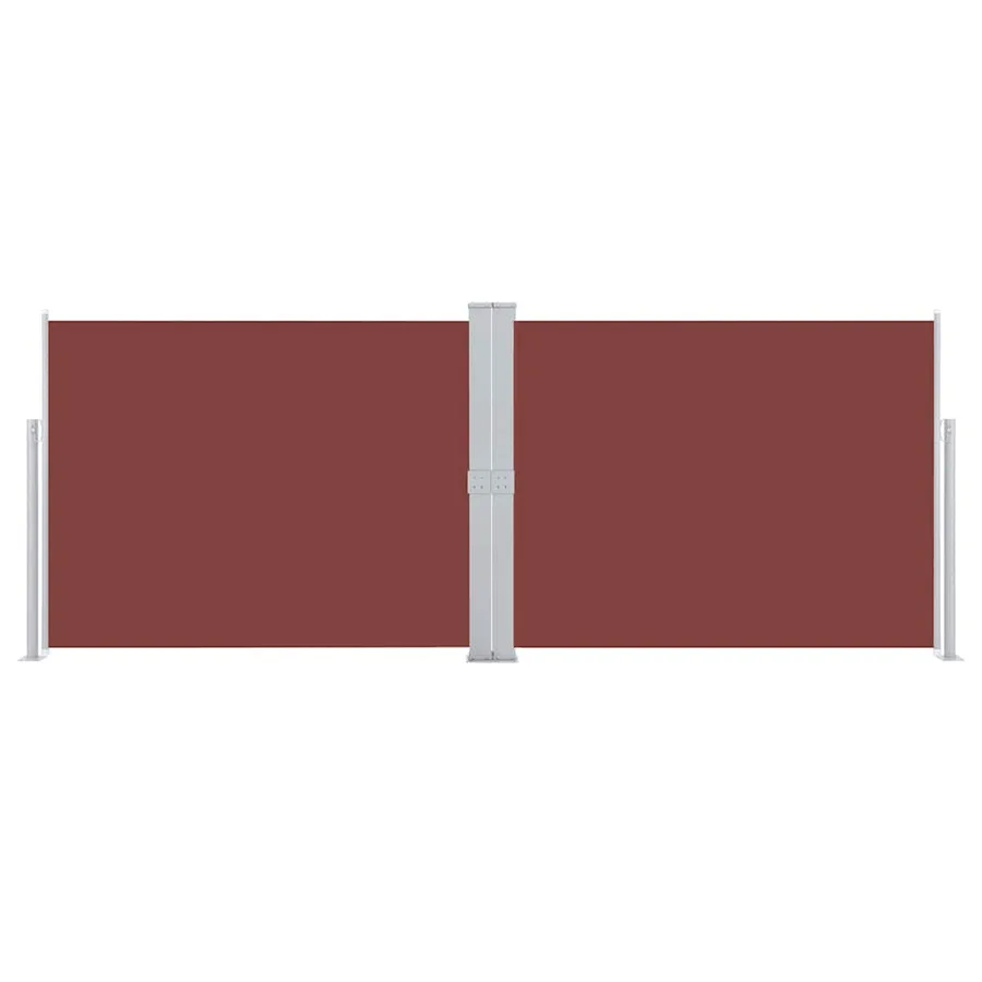 Auvent latéral rétractable Marron 140 x 1000 cm - 3