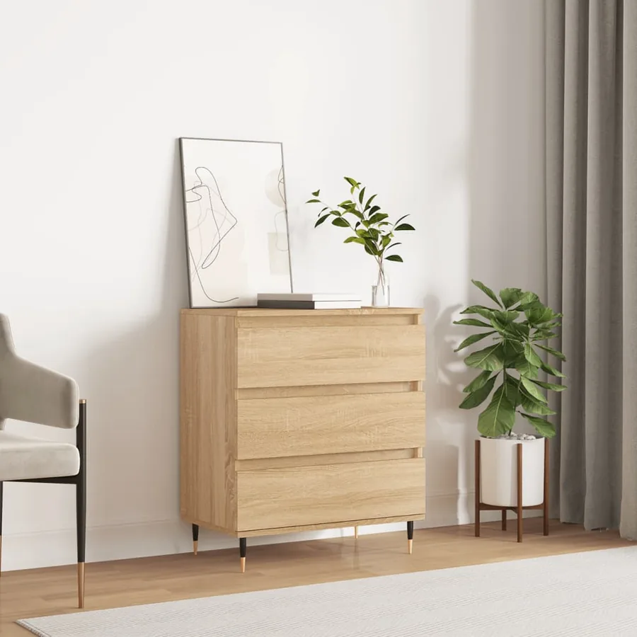 Buffet Chêne sonoma 60x35x70 cm Bois d'ingénierie