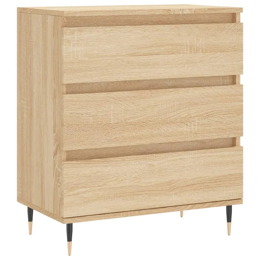 Buffet Chêne sonoma 60x35x70 cm Bois d'ingénierie - 2