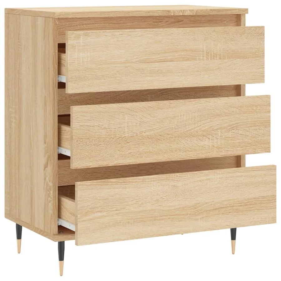 Buffet Chêne sonoma 60x35x70 cm Bois d'ingénierie - 6