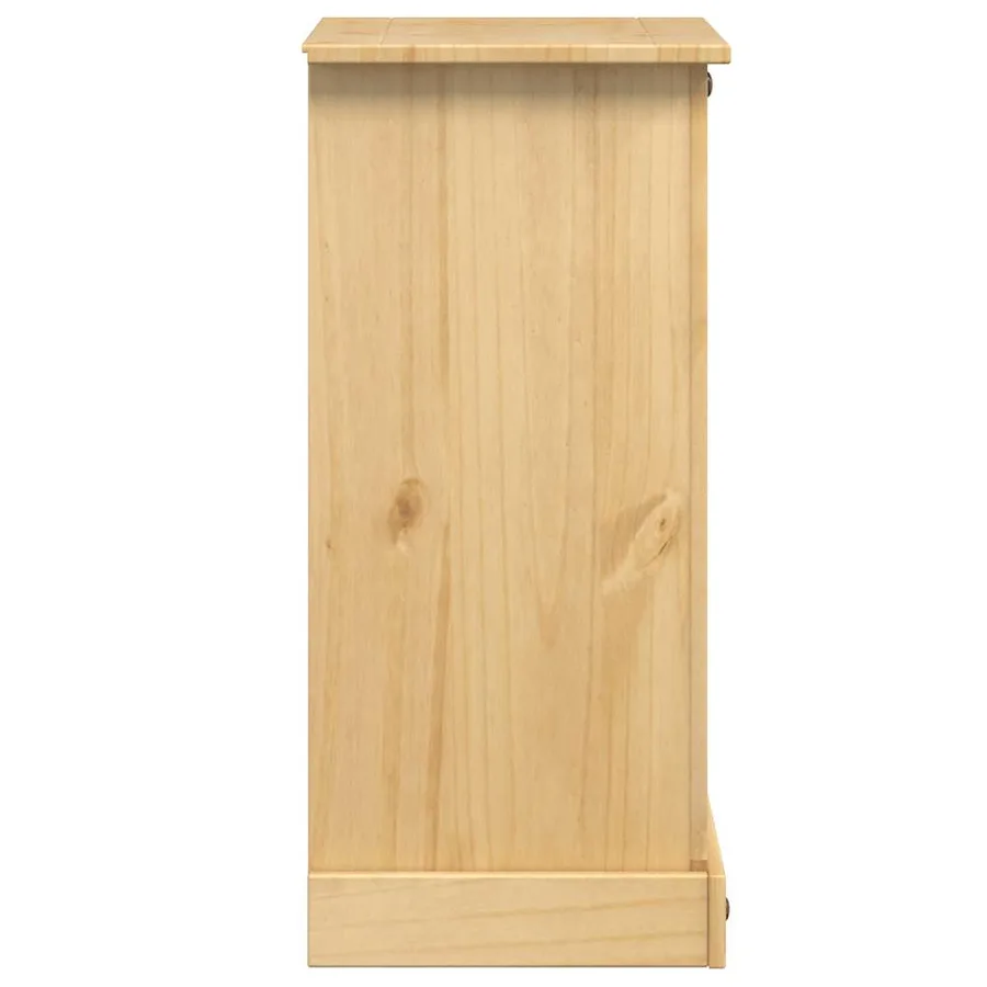 Table de chevet Corona 53x39x84 cm bois de pin massif - 5