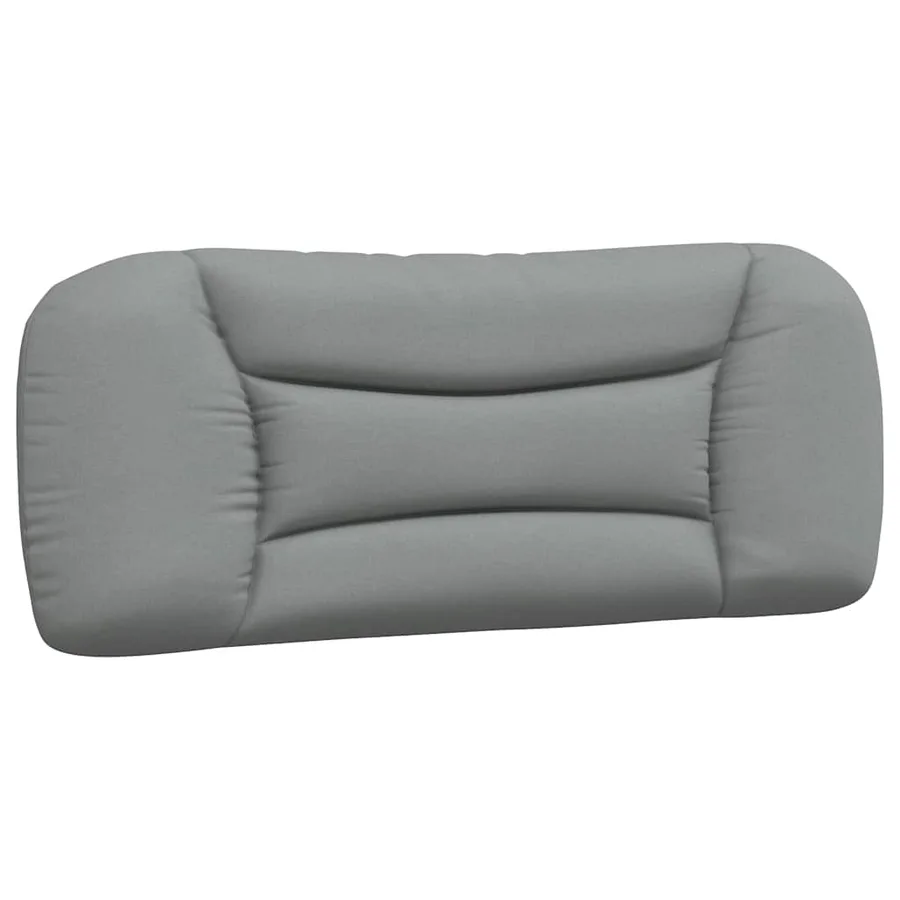 Cadre de lit sans matelas Hvar gris clair 100x200 cm tissu - 8