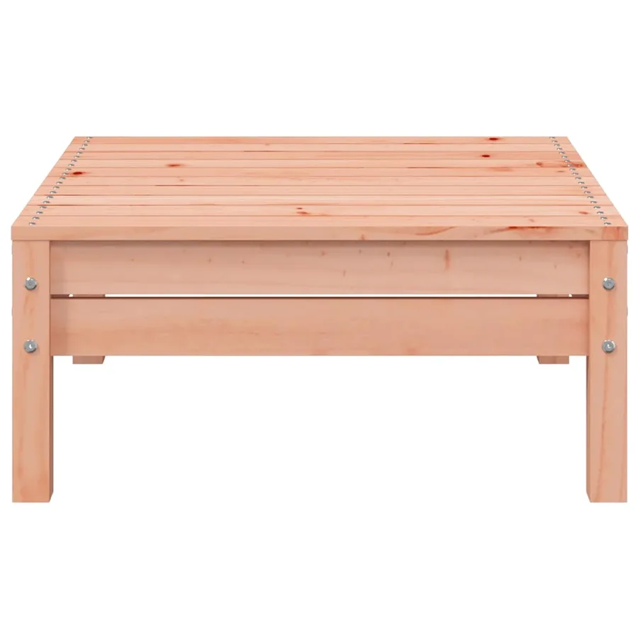 Canapé de jardin et coussins repose-pied bois massif douglas - 11