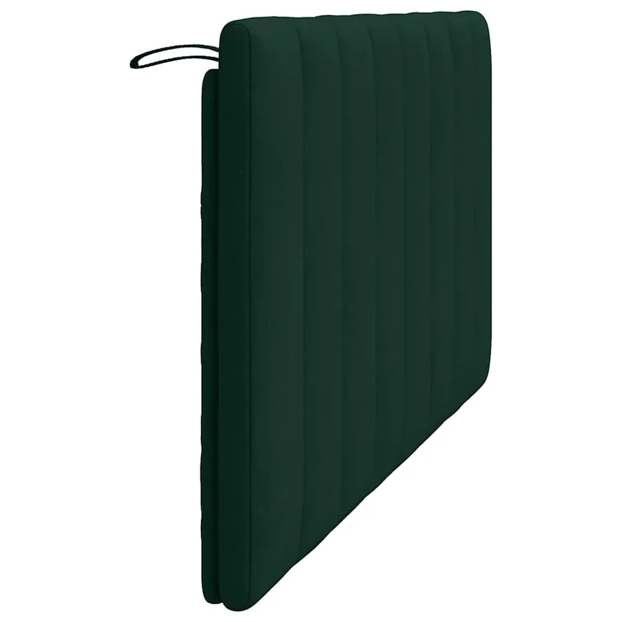 Coussin de tête de lit Hanko vert foncé 160 cm velours - 6