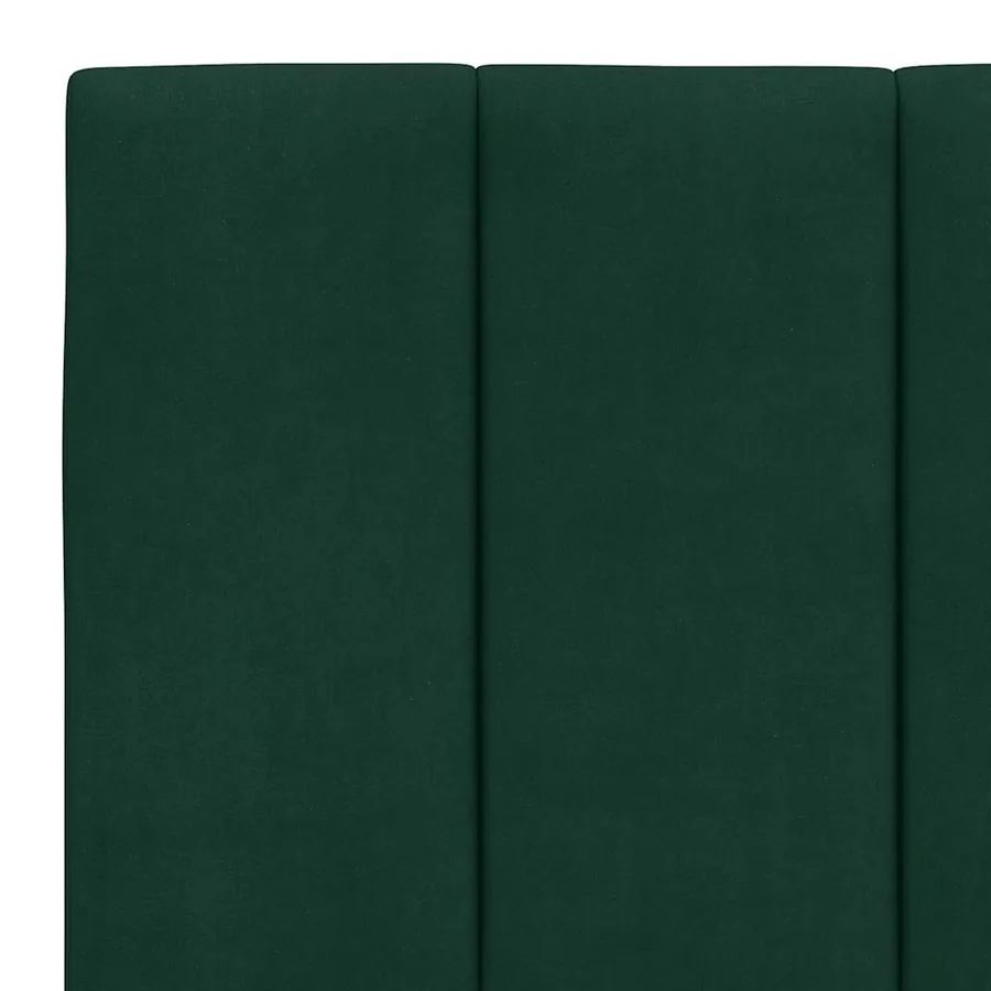 Coussin de tête de lit Hanko vert foncé 160 cm velours - 8