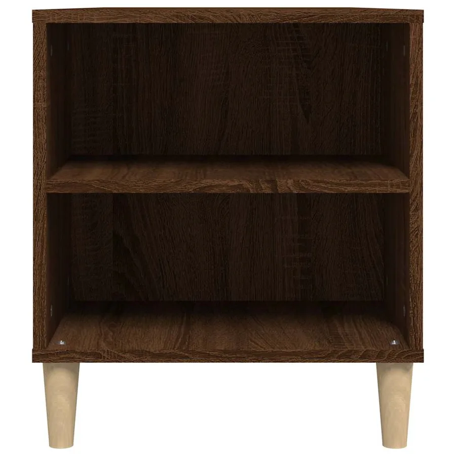 Meuble TV Chêne marron 102x44,5x50 cm Bois d'ingénierie - 8