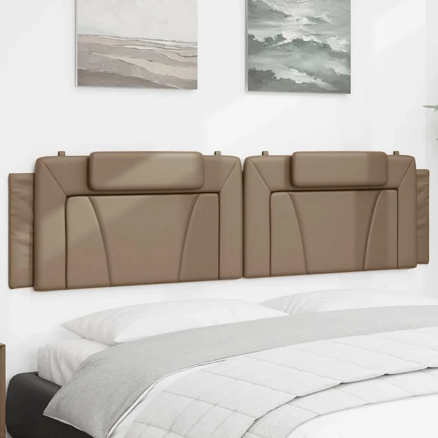 Coussin de tête de lit Viana cappuccino 200 cm similicuir