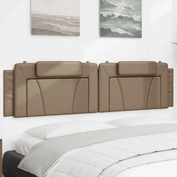 Coussin de tête de lit Viana cappuccino 200 cm similicuir