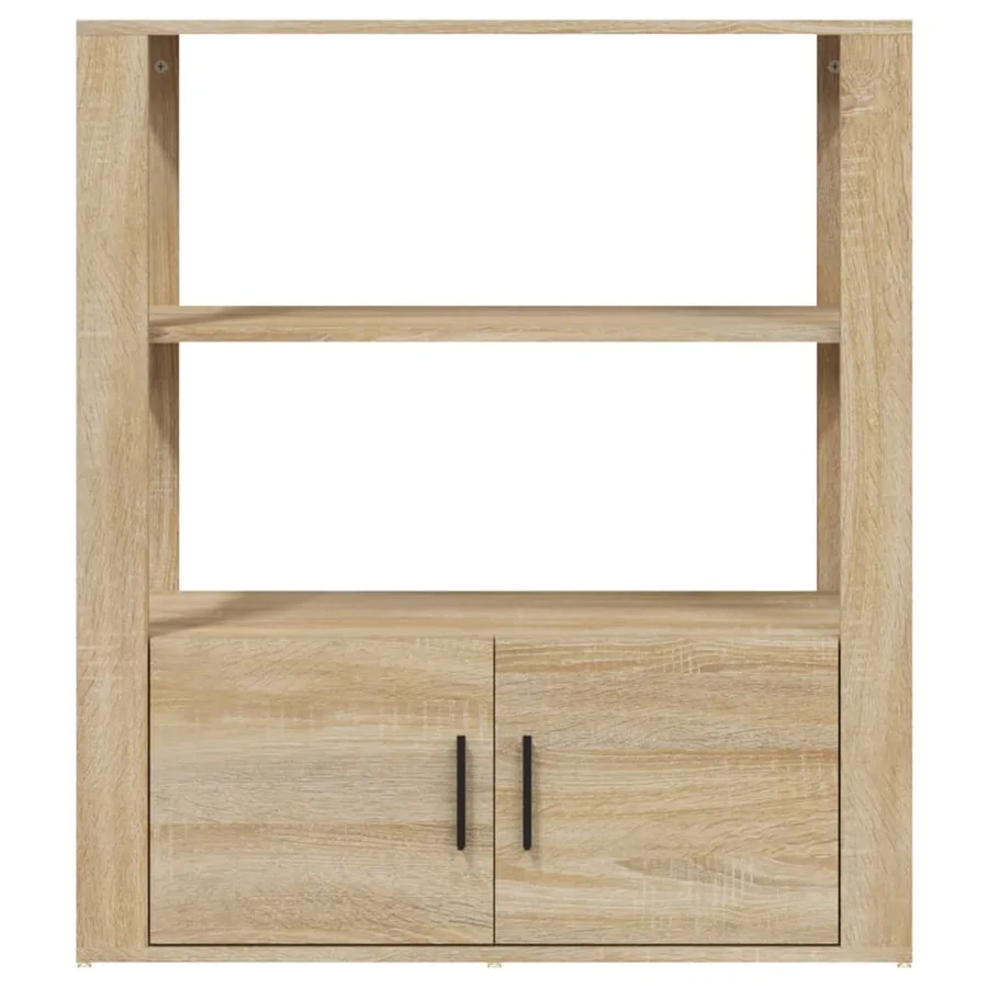Buffet Chêne sonoma 80x30x90 cm Bois d'ingénierie - 6